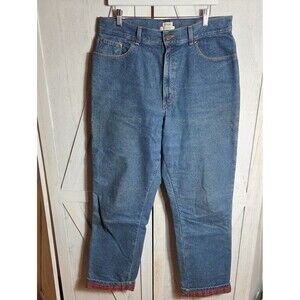 L.L. Bean 100% Cotton Original Fit Fully Lined Jeans Size 16 Tall
